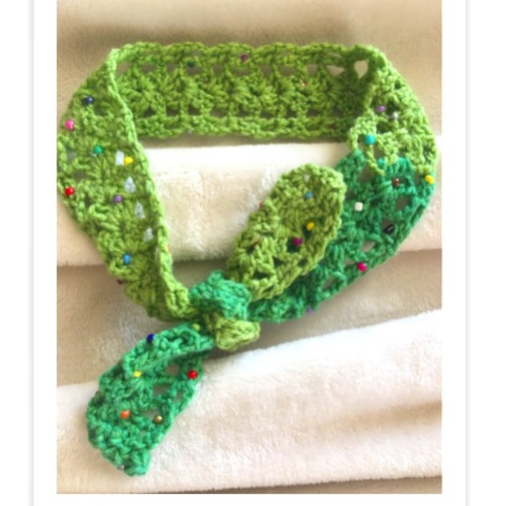 Hand Crafted Beaded Catalina Headband - Balance,